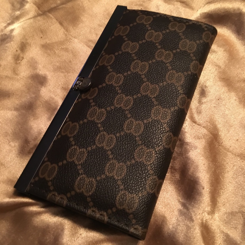 Brown & Tan Patterned Wallet